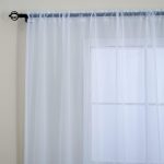 Extra Long Sheer White Curtain 100Wx108L - Image 2