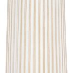 White Ceramic Vase 9" Boho