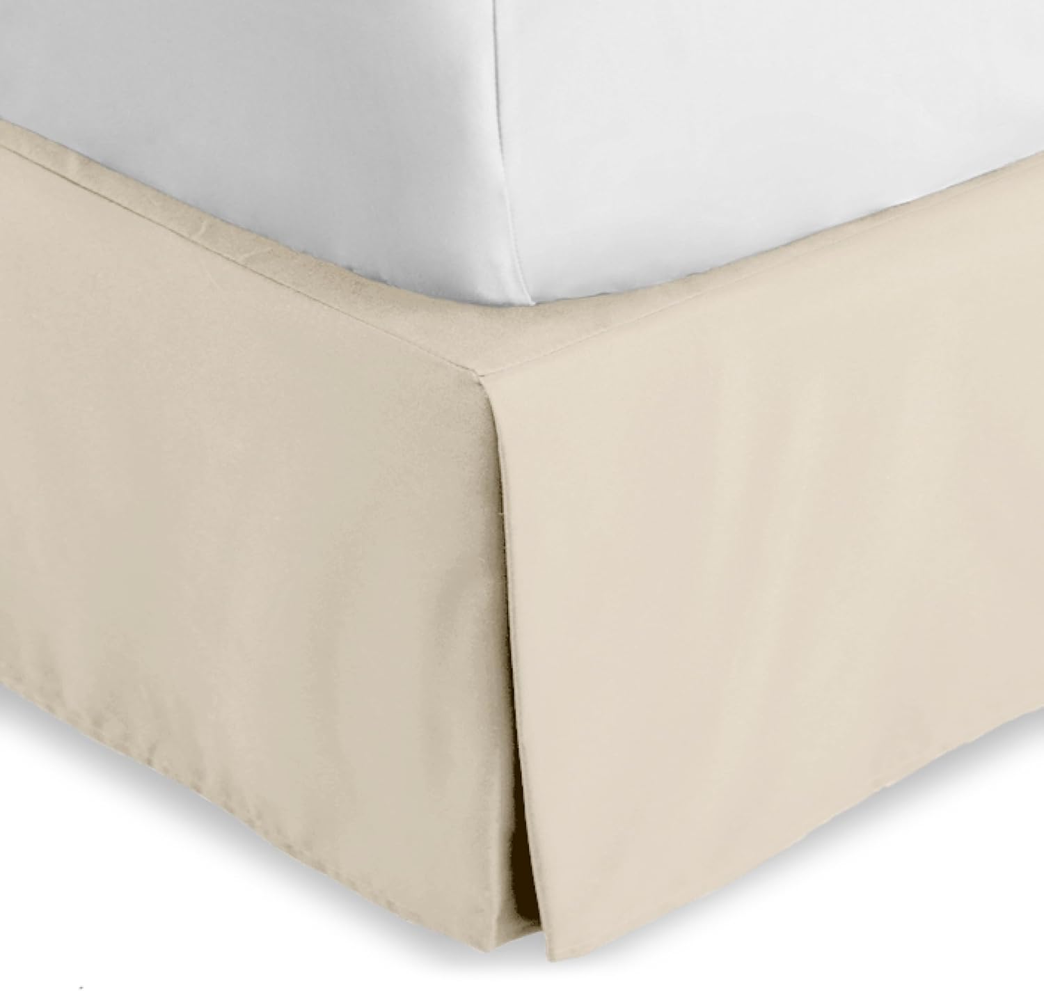 61-Xz8egcL._AC_SL1500_.jpg Tailored Bed Skirt 15" Sand Pleats - Image 1