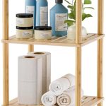Bamboo 4-Tier Bathroom Storage Shelf