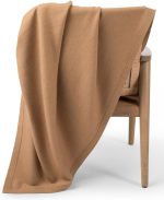 100% Camel Hair Throw Undyed 73x53
