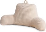 Bed Wedge Reading Pillow with Arms Waffle Design