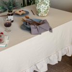 Ruffle Cotton Tablecloth 60x120 Farmhouse - Image 2