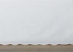 Cotton Tailored Bed Skirt White Split Corners - Image 2