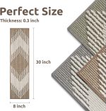 Peel Stick 3D Stair Treads 15-Pack 8x30 Brown - Image 2