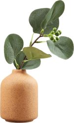Brown Ceramic Small Vase Simple