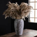 Rustic Distressed Large Ceramic Vase Terracotta
