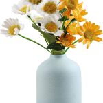 Modern Blue Ceramic Vase Minimalist