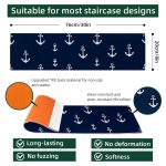 Navy Anchor Stair Treads 15-Pack 30x8 Non Slip - Image 2