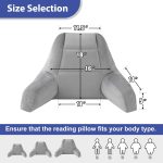 Adult Back Pillow with Shredded Foam Arms - Image 2