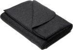 Soft Durable Wool Blanket 64x88 Charcoal - Image 2