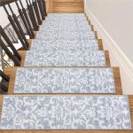Carpet Stair Treads 15-Pack 8x30 Grey Non Slip