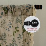 Leaf Tassel Semi Sheer Curtains 84" Boho 2 Panels - Image 2
