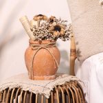 Terracotta Rustic Farmhouse Vase 6.5" - Image 2