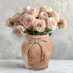 Terracotta Rustic Farmhouse Vase 6.5"