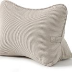 Corduroy Lumbar Back Pillow for Bed Sofa