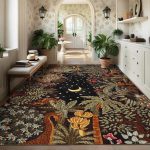 Jungle Animal Print Washable Rug 5x7 Low Pile - Image 2