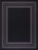 Non Slip Bordered Rug 5x7 Black Rubber Back - Image 2