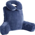 31" Ergonomic Bed Rest Pillow with Neck Roll