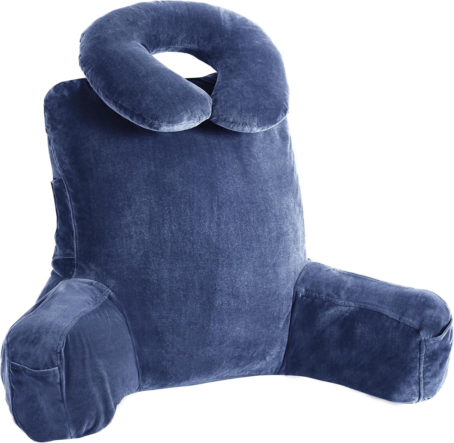 81twJsQGlML._AC_SL1500_.jpg 31" Ergonomic Bed Rest Pillow with Neck Roll - Image 1