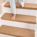 Faux Sisal Bullnose Stair Treads Set 14 9.44x29.5 Golden - Image 2