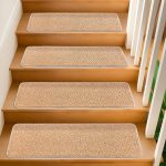 Peel Stick Stair Treads 15-Pack 9x30 Beige