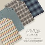 Easy Care Wool Blanket Twin 66x96 Vintage Glacier - Image 2