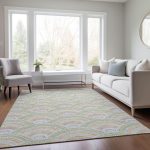 Indoor Outdoor Washable Rug 10x14 Easy Clean