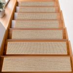 Stair Treads 15-Pack 8x30 Washable Beige