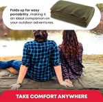 Fire Retardant Wool Blanket 66x90 Olive Drab - Image 2