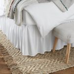 Microfiber Ruffled Bed Skirt 16" White